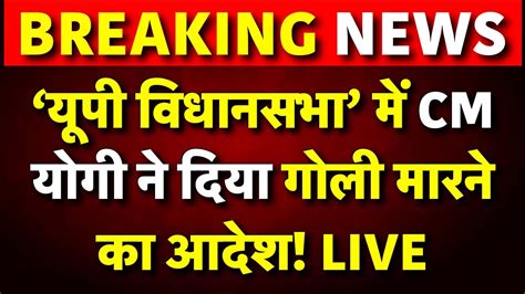 Yogi Adityanath Up Vidhan Sabha Speech Live Cm Action Up