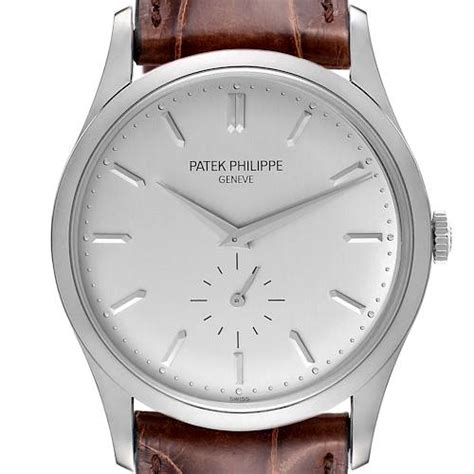 Patek Philippe Calatrava K White Gold Mechanical Mens Watch