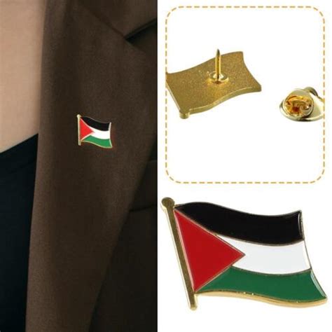 Palestine Palestinian Flag Pin Badge Lapel Free Palestine