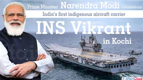 Pm Narendra Modi Commissions Indias First Indigenous Aircraft Carrier