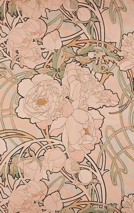 Ideas Vintage Flowers Illustration Art Nouveau Alphonse Mucha For