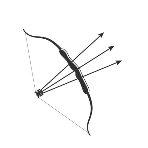 Archery Vector Illustration, Archery Target Vector Set, Arrow Vector ...