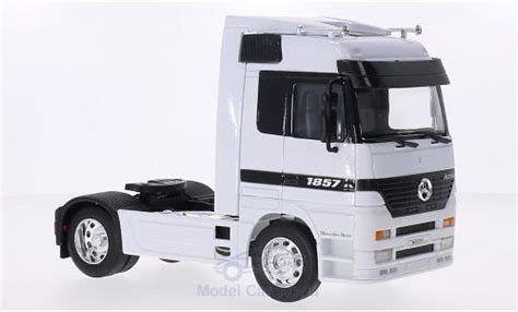 Miniature Mercedes Actros 1 32 Welly Blanche Voiture Miniature