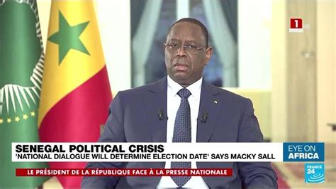 Senegal's President Macky Sall says his mandate will end on April 2 ...