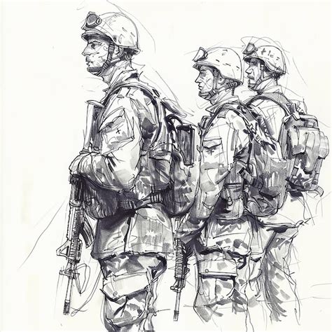 Premium Vector Modern Soldiers