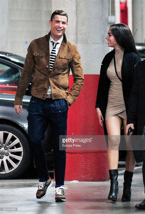 Cristiano Ronaldo And His Girlfriend Georgina Rodriguez Attending