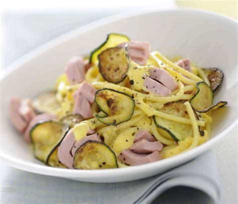 Spaghetti Carbonara Au Thon Et Aux Courgettes Rio Mare Belgique