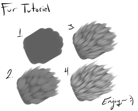 How To Draw Fur Digital