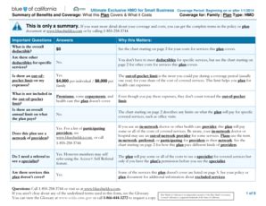 Fillable Online Ultimate Exclusive HMO For Small Business Coverage