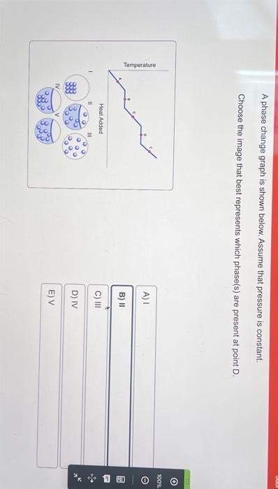 Solved A phase change graph is shown below. Assume that | Chegg.com