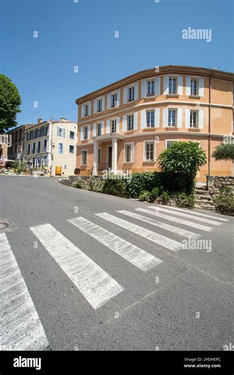 house, crosswalk, cotignac, houses, crosswalks Stock Photo - Alamy