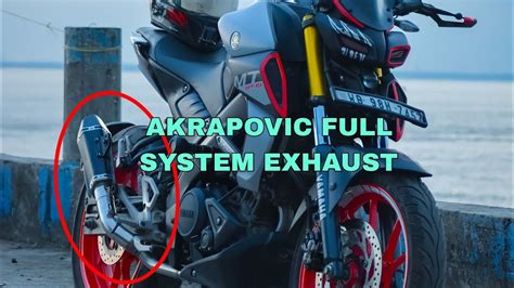 Akrapovic Full System Exhaust Installing In Yamaha Mt15 Bs6 MT15