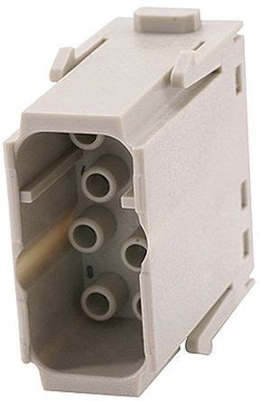 HARTING Han Modular Heavy Duty Power Connector Module 8 Contacts 16A