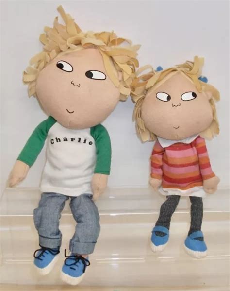 Cbeebies Charlie And Lola Talking Soft Plush Toys Full Working