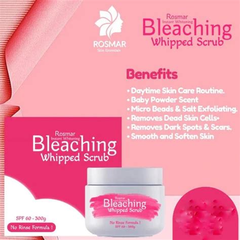 Rosmar Instant Whitening Bleaching Whipped Scrub SPF 60 DUBAI COSMETICS