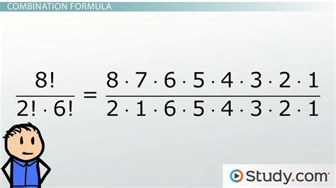 Combination in Mathematics | Definition, Formula & Examples - Video ...