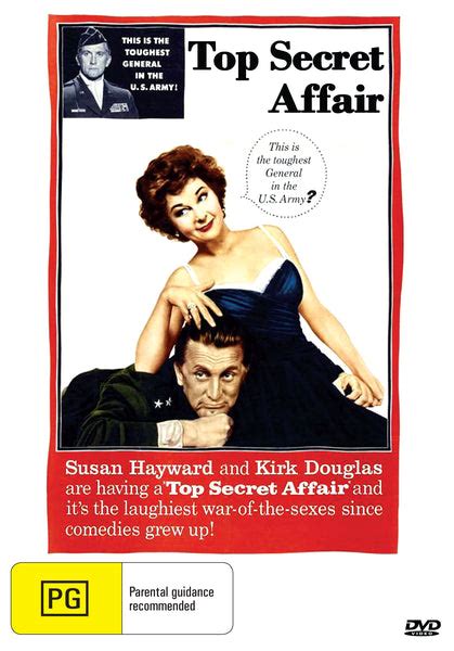 Top Secret Affair 1957 Dvd Susan Hayward Kirk Douglas