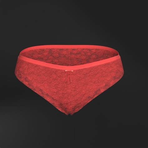 Lingerie Set Bra D Model CGTrader