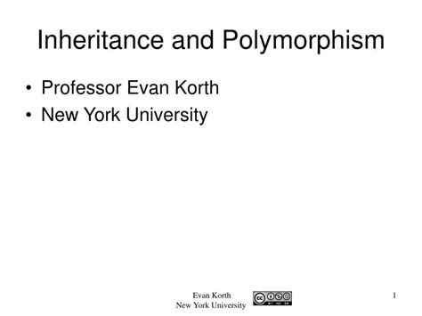 PPT Inheritance And Polymorphism PowerPoint Presentation Free