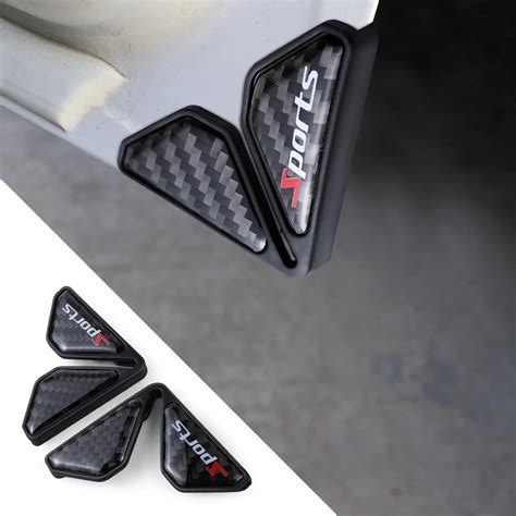 Amazon.com: Wogomz 2PCS Car Door Corner Guards, Carbon Fiber Auto Front