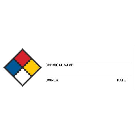 Nfpa Label Template