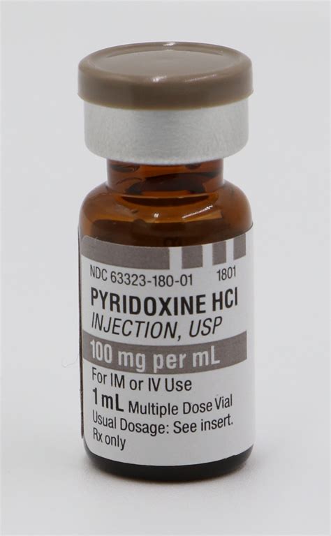 Dailymed Pyridoxine Hci Injection Solution