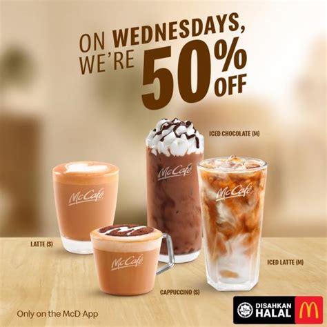 27 Sep 2023 Onward McDonald S McCafe Half Price Wednesday 50 OFF