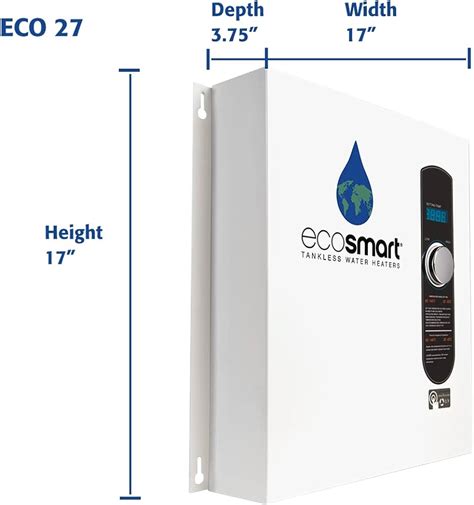 Ecosmart Eco Tankless Electric Water Heater Kw V Off