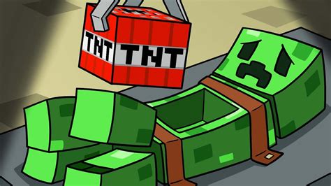 The Story of Minecraft's First Creeper (Cartoon Animation) - Minecraft ...