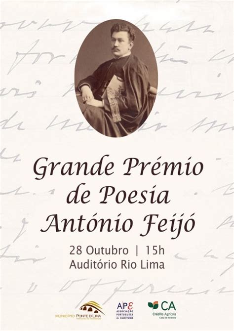 CM Ponte de Lima Grande Prémio de Poesia António Feijó APE C M de