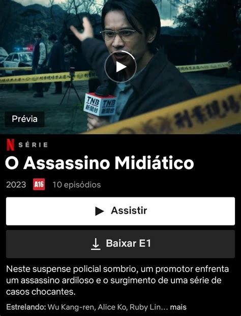 Portal Netflix BR on Twitter A série O Assassino Midiatico já está