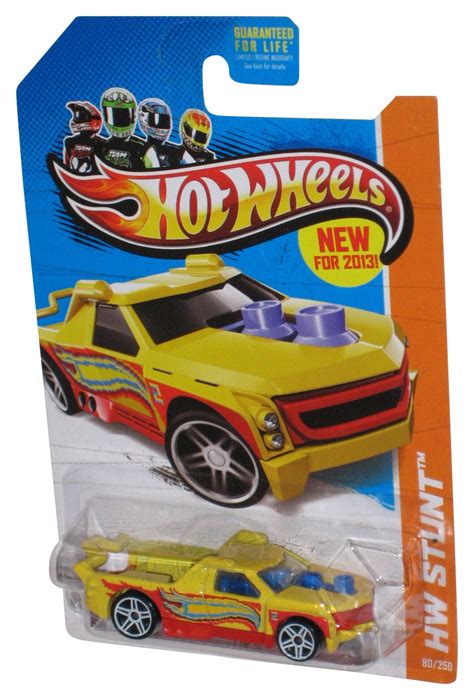 Hot Wheels HW Stunt Yellow Fig Rig Toy Car Walmart