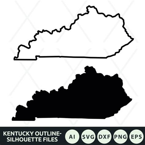 Kentucky Silhouette - Etsy