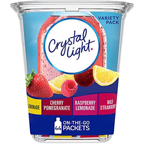 Refreshing and Delicious: Enjoy Crystal Light Drink Mix Packets