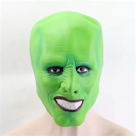 M Scara Masculina De Cosplay De Jim Yel De Carrey Para Adult Cuotas