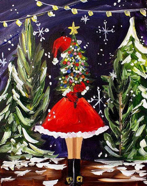 [Download 26+] Acrylic Christmas Painting Ideas Easy