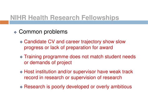 Ppt Nihr Fellowship Scheme Powerpoint Presentation Free Download