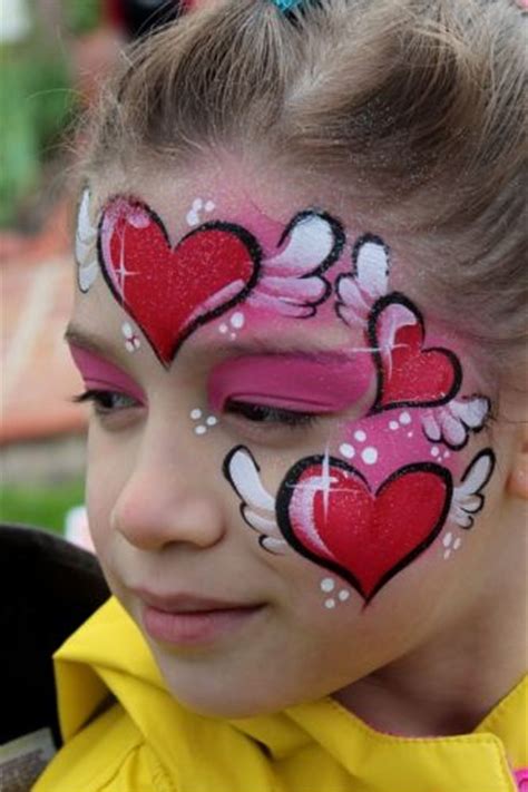 137 Best Face Paint Valentine S Day Ideas Images Face Face Painting Designs Body Painting