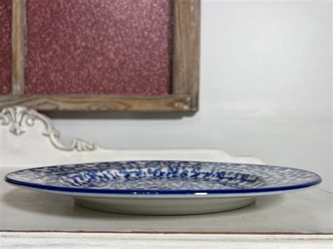 Country Time Blue By Royal Majestic Blue Splatter Stoneware Dinner