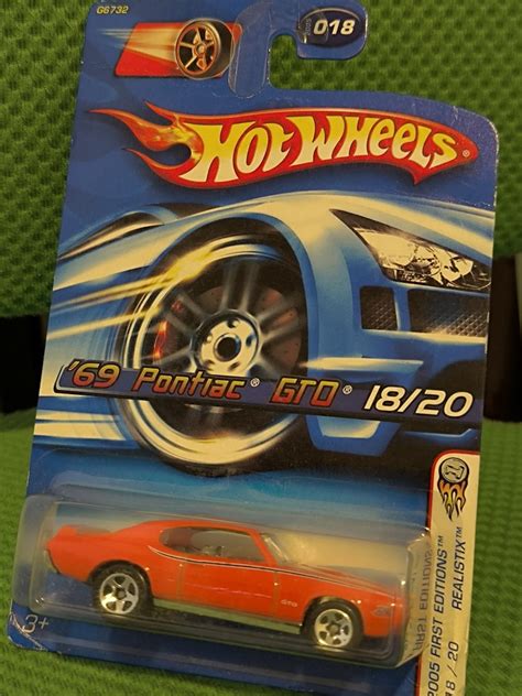 New Pontiac GTO First Editions Realistix Hot Wheels Hotwheels Car Hobbies Toys Toys