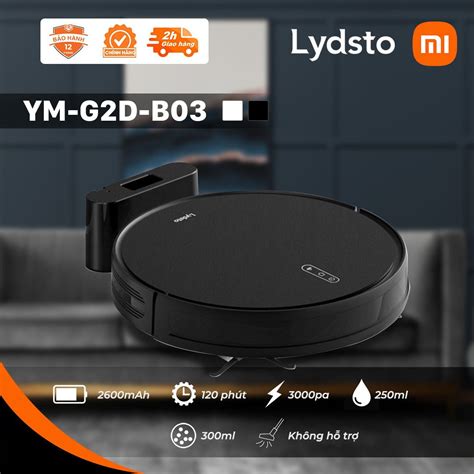 Robot Hút Bụi Lau Nhà Lydsto- YM-G2D-W03/B03 - Komex Digital