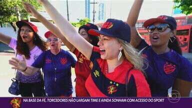 Globo Esporte PE Na base da fé torcedores do Sport ainda acreditam