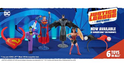 The Superman Super Site Justice League Action Toys At Burger King