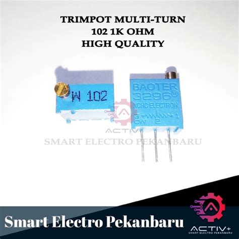 Jual Original Trimpot K Ohm Multi Turn Potensio Meter Multiturn