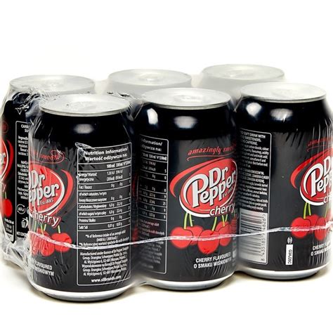 Dr Pepper Cherry Flavor Soda 6 X 330ml Shopee Philippines