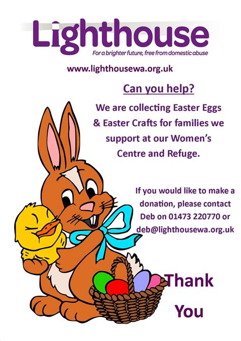 Easter Donations Needed — Lighthouse Womens Aid