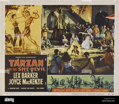 Tarzan and the She Devil - Movie Poster Stock Photo - Alamy