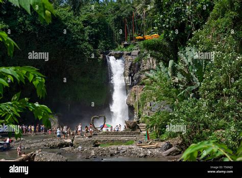 Tegenungan Waterfall Near Ubud In Bali Indonesia Stock Photo Alamy