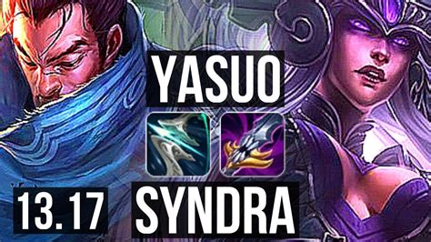 Yasuo Vs Syndra Mid Rank Yasuo Games Rank Euw