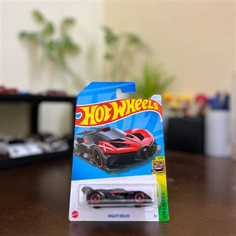 Buy Hot Wheels Bugatti Bolide Red HW Exotics The Miniature Hub